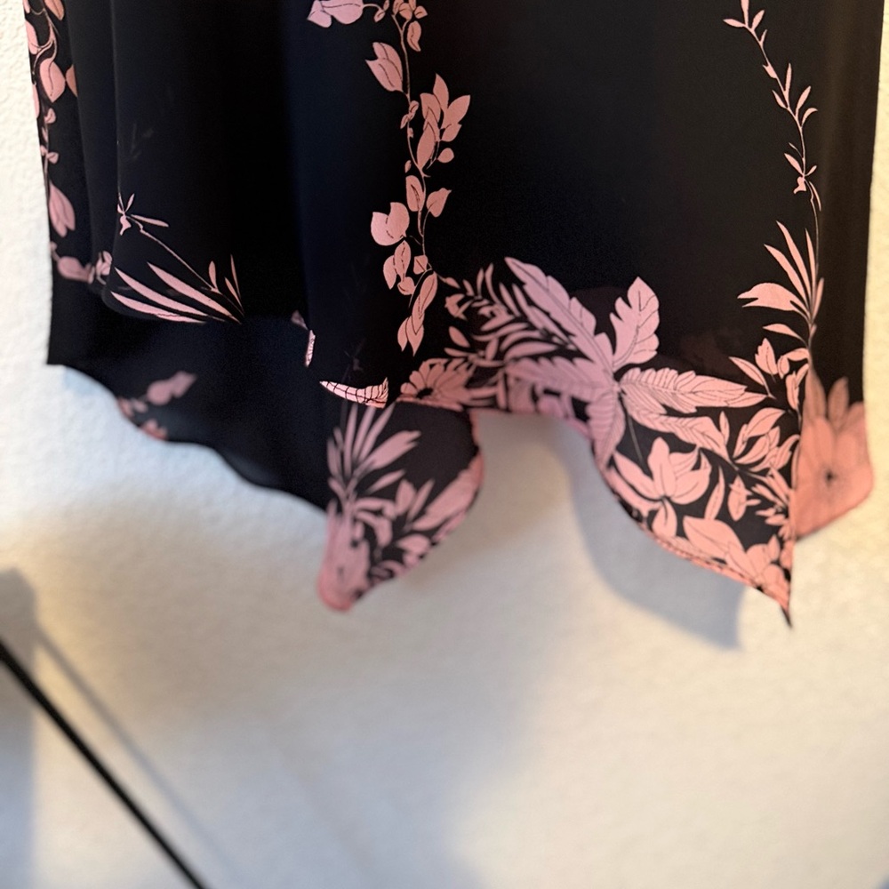 Floral Black and Pink Dress by Dress-U by Sharon - Picture 3 of 6